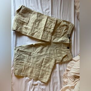 Brandy Melville Tan Cargo Pants